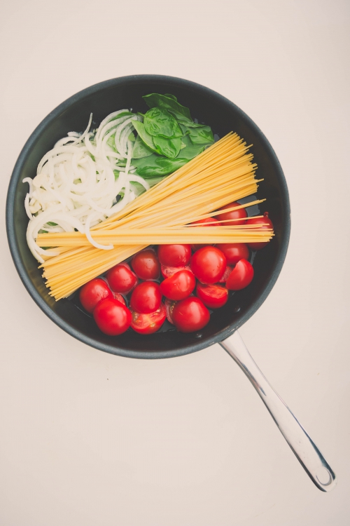 one-pot pasta (tomates,basilic et bouillon tomates-basilic),my cooking blog,one-pot pasta aux tomates et au basilic