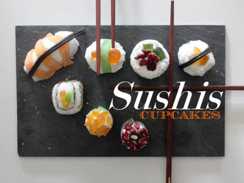 sushis cupcakes
