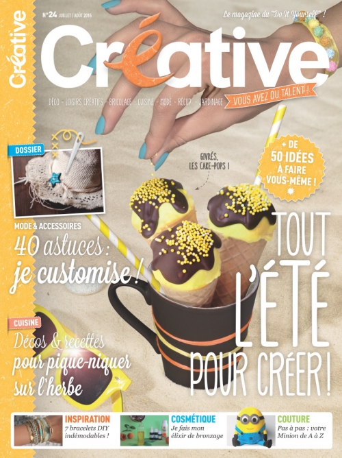 cake pops version cornet de glace, my cooking blog, créative magazine, créative magazine cake pops